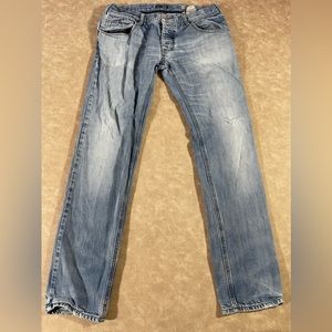 Armani Jeans J23 Slim Fit Button Fly straight leg Size 34x33